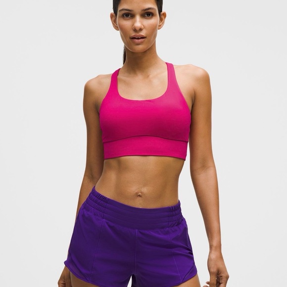 lululemon athletica Pink Energy Longline Sports Bra - Evolve - Picture 4 of 5
